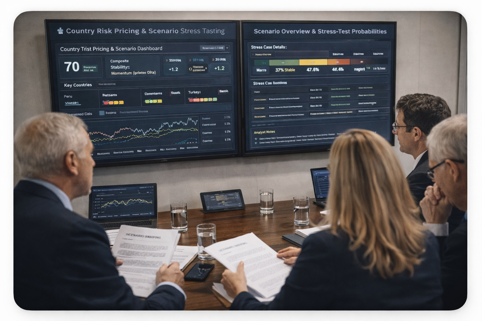 Talosai insurance and country risk pricing dashboard